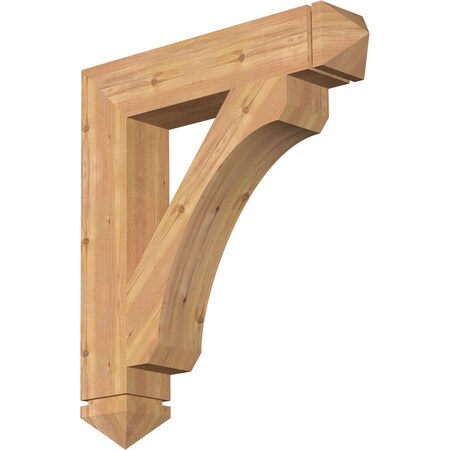 Legacy Arts & Crafts Smooth Bracket, Western Red Cedar, 5 1/2W X 30D X 34H